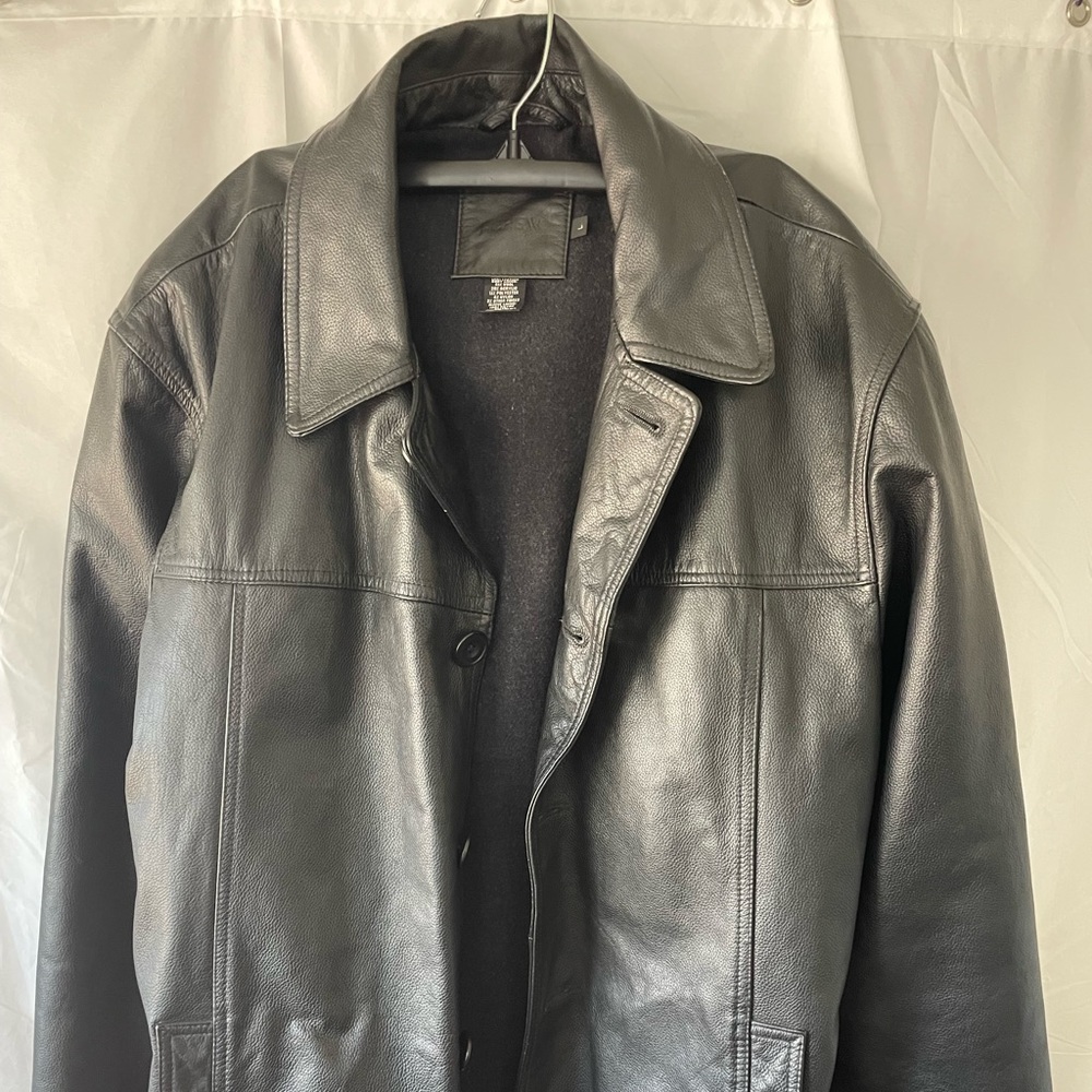 J Crew leather jacket